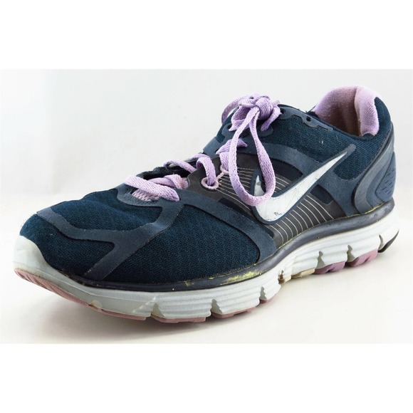 Nike Lunarglide‎ Lace Up Running Blue Fabric Women Shoes 8.5 M - Picture 1 of 7